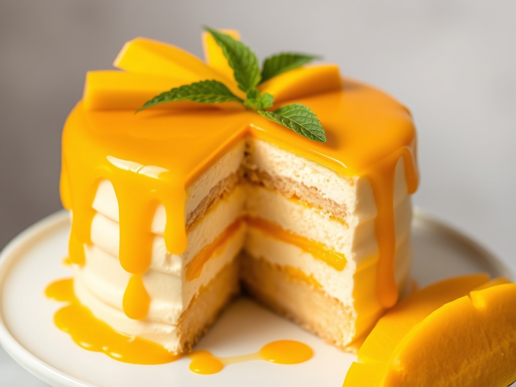 Mango Mousse Cake